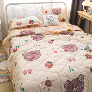 Đồ Lót Chăn Máy Giặt Được Làm Từ Cotton Và Lụa Mùa Hè Chăn Mùa Xuân Thu Chăn Không Cần Giặt Chất Liệu Cotton Nguyên Chất