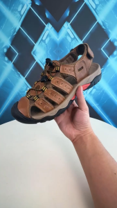 KP-2119 Sepatu Sandal Gunung Pria Asll Kulit 100% Original Ringan Olahraga Bernapas Nyaman Anti Slip Terbaru 2025 Outdoor Pantai Sandal