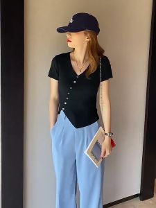 FRAN Fashion Women Slim Fit Short Sleeve Top: A Versatile & Comfortable Choice