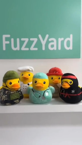 FuzzYard Quacking Duck Plush Toy for Cats & Dog | 13 Cute Designs with Squeaker