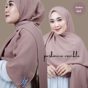𝗛𝗮𝗻𝗵𝗮𝗻 𝗛𝗶𝗷𝗮𝗯 - Pashmina Crinkle Airflow Cotton Shawl