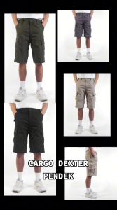 ASNH Celana Cargo Pendek Dexter Outdoor Gear Exclusive -Black