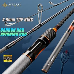 NEW | Fishing rod | Spinning rod | L action /MFast power| Carbon rod | 4.8MM top guide ring | lure WT:2-10g |Length:1.8/1.98/2.1M|carbon fiber grip | 40 tons of high elastic fiber material