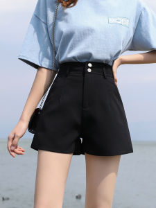 High Waist Wide Leg Suit Shorts Women Spring Summer New Style Loose Slimming A-Line Casual Pants Versatile Hot Shorts