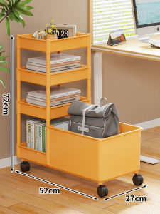 LINJIAXIAOZI | Multi-functional Storage Shelf Bookcase on Wheels