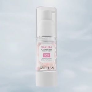 GMEELAN Set Eksfoliasi & Perawatan Ketiak – Orange Gel 50g + Sakura Cream 30g