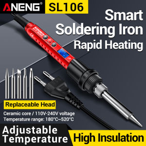 ANENG | Smart Electric Soldering Irons 60W Adjustable Temperature 180°C~520°C Welding Solder Rework Electrician Welding Repair Tools