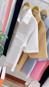 22532 Set 3 ชิ้น เสื้อเชิ้ตแขนสั้น + กางเกงขายาว กับสายผูกโบว์