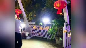 BORUiT 1/2PCS Solar Light Outdoor 36 LED Motion Sensor Lights Clip On Waterproof Portable Solar Powered Light for Garden Yard 