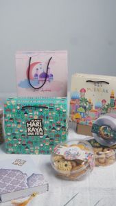 Box Hampers Lebaran - Box Toples kue lebaran - Box hampers