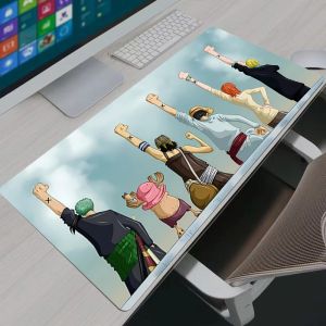 Bandai | Japan Anime One Piece Mouse Pad Gamer Large Keyboard NonSlip Rubber Computer Carpet Desk Mat PC Gamer MousePad Youth Gifts