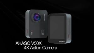 AKASO V50X | กล้อง Action Camera พร้อม 2 หน้าจอและระบบกันสั่น EIS 3.0 | รับประกันสินค้า 1 ปี