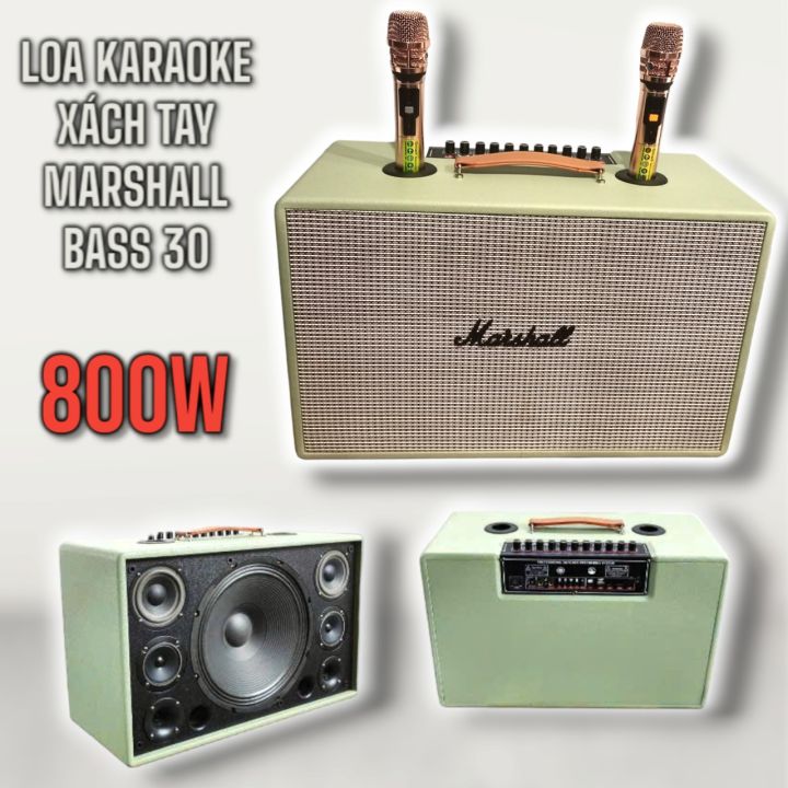 Loa Karaoke Di Động Marshall Bass 30 cm - 800W | Lazada.vn