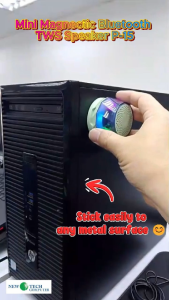 P15 MINI MAGNETIC Wireless Bluetooth V5.0 Portable Speaker RGB BT TWS Dual Connection Rechargeable