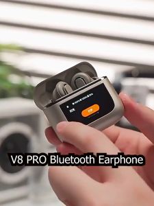 V8 Pro TWS Screen A9 pro Wireless Bluetooth Earphones Supper Bass Smart Touch Screen Earbuds with microphone
