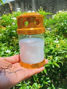 Prayer Candle in Glass Religious Candles for Cemetery/Altar Candle
