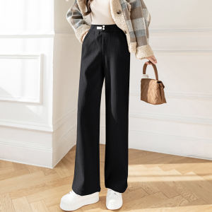 Corduroy Flare Trousers Fleece Thick