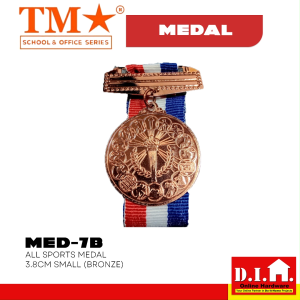 Do It Home TM All Sports Medal 3.8cm Small Bronze MED-7B