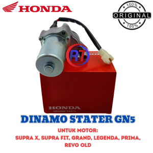 DINAMO STATER HONDA KODE GN5 KUALITAS ASLI ORIGINAL HONDA UNTUK MOTOR SUPRA X SUPRA FIT GRAND PRIMA.