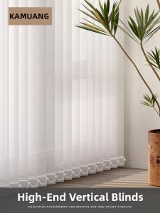 KAMUANG | Sun-blocking Electric Vertical Blind Curtain