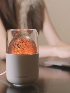 เครื่องพ่นอโรม่า เครื่องเพิ่มความชื้น เครื่องพ่นไอน้ำ เพิ่มความชื้น มีโคมไฟ พ่นน้ำมันหอมระเหย