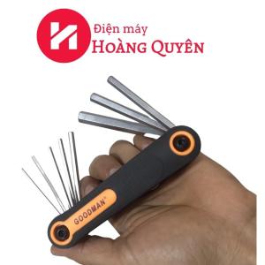 Bộ Lục Giác Gấp Gọn GOOD MAN 8 Đầu Lục Giác USA Chính Hãng Mini tiện lợi Điện máy Hoàng Quyên