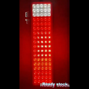DEBA 24V LED Truck Tail Light Brake Signal Rear Lamp Waterproof Anti Impact Heavy Duty Lorry Trailer Light