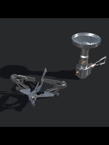 Campingmoon | Bếp Gas Ngoài Trời Siêu Nhẹ CAMPINGMOON Z23-CB XD-2-NE Bếp Đôi Kèm Túi Đựng Chất Liệu Hợp Kim Nhôm Dùng Cho Cắm Trại