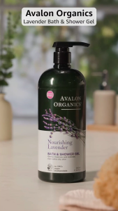 Avalon Organics Lavender Bath & Shower Gel - Gently Cleanses & Moisturizes Body Skin 946ml