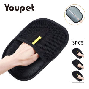 Pet Electrostatic Hair Removal Gloves Dog Cat Hair Removal Brush Gloves Hair Adhesive Gloves Carpet Clothing Hair Cleaning Brus