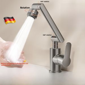 Universal Mechanical Arm Kitchen Bathroom Faucet Cold And Hot Water Sink Mixer Tap for Home Use Bathroom Washing Face Basin