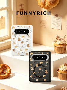 FUNNY RICH | Folding Compatible HUAWEI PURA X MAX Shell with Film Integrated Full Wrapping Magnetic Shockproof Cute Women Cover
