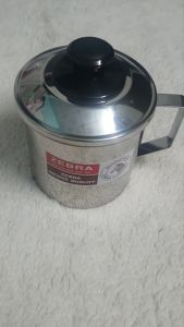 Ca Inox Zebra Có Vỉ Lượt 1 Lít - 151101