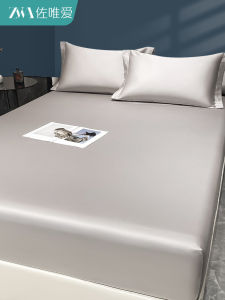 ผ้าคลุมเตียงแบบยืดหยุ่น Pure Cotton ทรงสี่มุม คลุมเตียงได้ทั้งฤดูร้อนและฤดูหนาว ป้องกันฝุ่นและแบคทีเรีย ผ้าฝ้ายระบายอากาศได้ดี