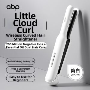 ABP | Wireless Curved Multifunction Straightener and Curling Iron 16mm