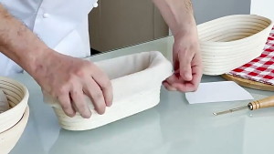 2PCS Bread Basket Liner Cloth Oval Dough Fermentation Basket Cloth Cover Banneton Basket Cloth Liner