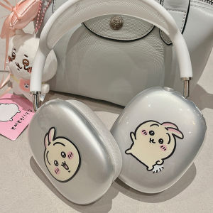 Original Cartoon Gigi Kawaii AirpodsMax Headset Protective Case Transparent Luxury Soft Shell Earphone Cover Full Protection