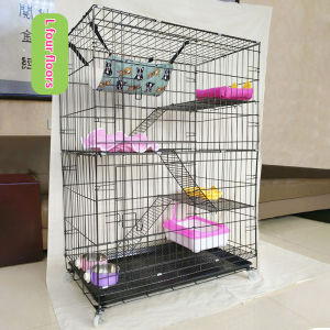 Sangkar Kucing 3/4 Tingkat Cat Cage 3/4 Level  / 2.5 kaki Pet cage