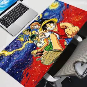 Bandai | Computer Varmilo Keyboard Mouse Pad One Piece Anime Durable Gaming Accessories Table XXL Gamer Carpet Desk Mat Mousepad