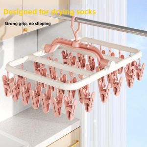 Ins Windproof Plastic Multifunctional Clothes Hanger