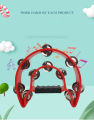 Drum Tamborin Perkusi Rebana Musik Setengah Bulan Ganda Tahan Lama Alat Musik Tamborin Tambourine Double Ring Kecrekan Tamborine Speeds COD. 