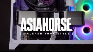 Asiahorse 16AWG 90° / 180° 12VHPWR PCIE 5.0 Sleeve PSU Extension Cable Kit - Black / Red / White Grey / Black Grey Red