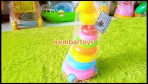 438 Mainan Edukasi Edukatif Anak Bayi Stacking Duck & Donat Bebek Roda