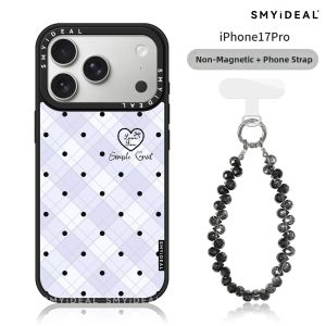 Smyideal | Unique Purple Grid Dot iPhone Case Protective and Stylish
