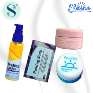 Skeen Care Original Original Peeling Soap 135 g Peels off old skin cells to reveal new skin with Cocos Nucifera Oil Skeen Care Original Original Sunblock cream SPF 45 Extra Sun protection 10g Peeling Lotion 120 mL with Glycolic Acid