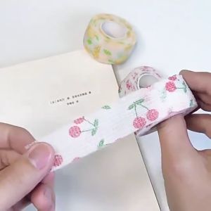 10pcs Cute Finger Bandage Non-woven Fabric Self-adhesive Elastic Bandage Protection Tape