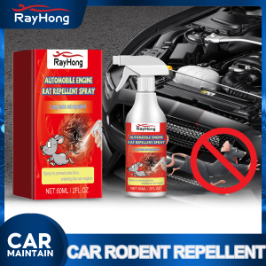 Car Engine Rodent Repellent Spray Natural Mouse Deterrent for Engine Bay Protection Long Lasting Formula Prevent Wire Damage60ml