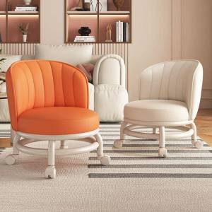 Omnidirectional Wheeled Stool Small Round