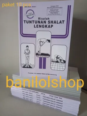 COD paket 10 Pcs Tuntunan Solat Lengap