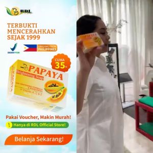 [PAKET GLOWING] RDL Sabun Pepaya 135gr Facial Cleanser 150ml Sabun Cuci muka Berjerawat Kulit Kusam Berminyak